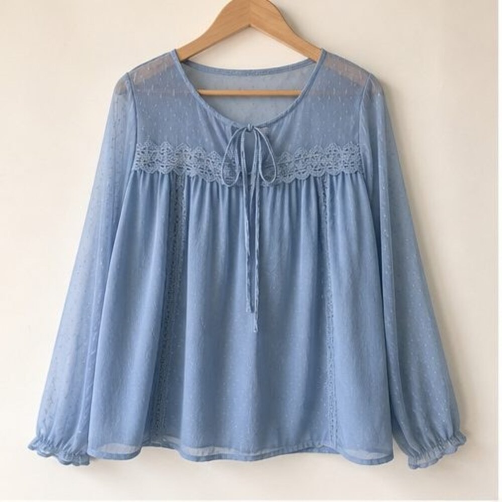 Blue Tunic Blouse